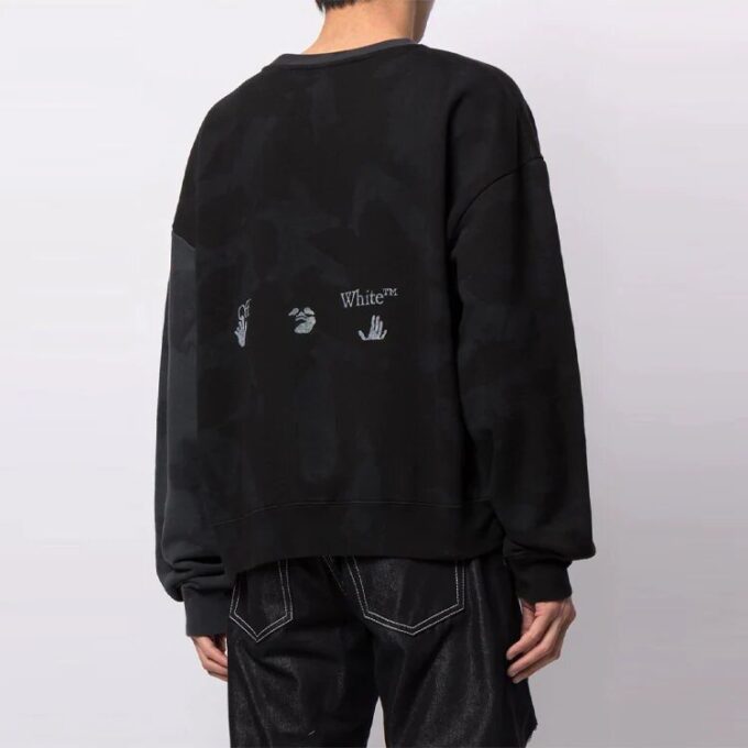 Off-White Herre SS21 Logo-trykk Svart