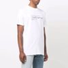 Off-White Herre SS21 Maleri-mønster Rundhalset Kortærmet Hvit T-skjorte i Shorts