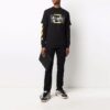 Off-White Herre SS21 Mønstertrykk Kortærmet Svart T-skjorte