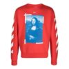 Off-White Herre SS21 Mønstertrykk Rød