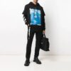 Off-White Herre SS21 Mona Lisa-trykk Svart