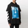 Off-White Herre SS21 Mona Lisa-trykk Svart