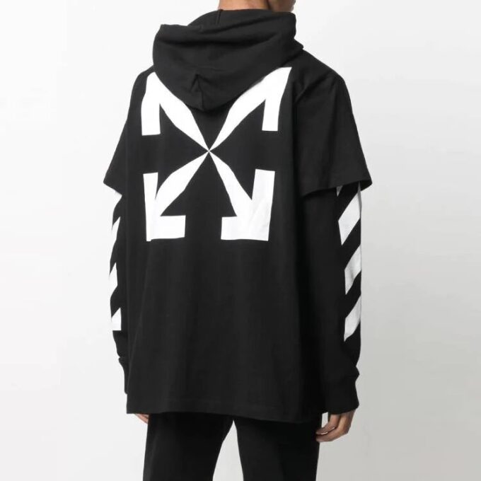 Off-White Herre SS21 Mona Lisa-trykk Svart