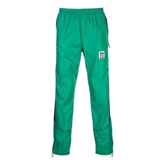 Off-White Herre SS21 Side Stripe Athleisure Casual Sportsbukser Slim Fit Grønn