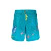 Off-White Herre SS21 Småmønstrede Lake Blue-bukser