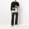 Off-White Herre SS21 Sportbukser/Joggebukser med glidelåsdetaljer og logo, svart