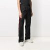 Off-White Herre SS21 Sportbukser/Joggebukser med glidelåsdetaljer og logo, svart