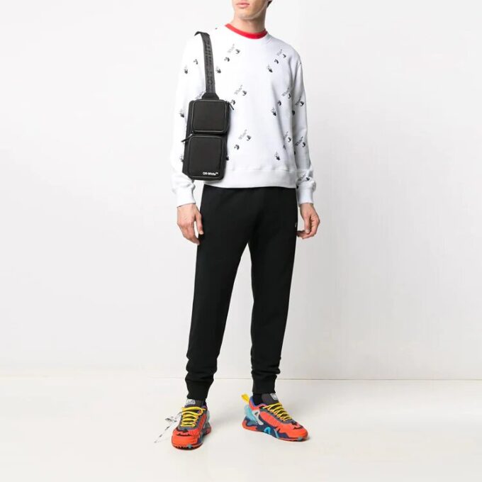Off-White Herre SS21 Stor logotrykk Hvit