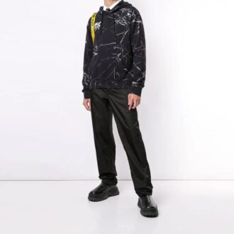Off-White Herre SS21 Stor trykk Svart