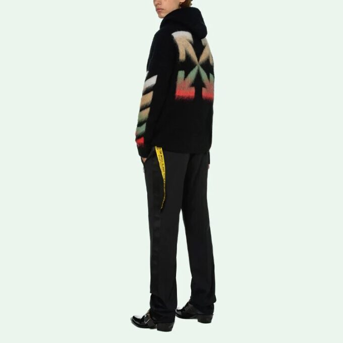 Off-White Herre SS21 Suede Stripe Svart