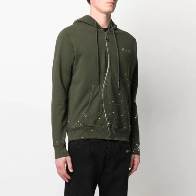 Off-White Herre SS21 Trykk Grønn