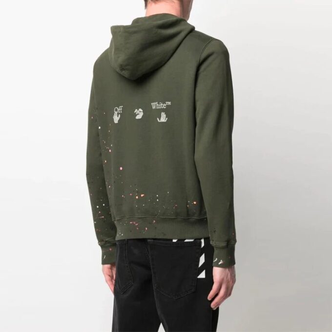 Off-White Herre SS21 Trykk Grønn