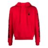 Off-White Herre SS21 Twill-trykk med logo, løs passform, rød