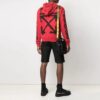 Off-White Herre SS21 Twill-trykk med logo, løs passform, rød