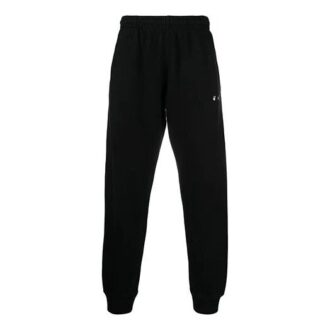Off-White Herre SS21 Uformelle Svarte Sportsbukser/Joggebukser