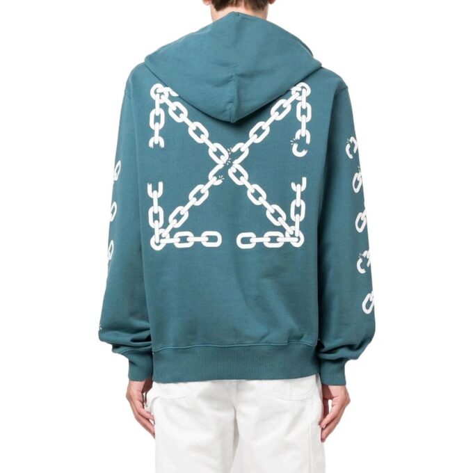 Off-White Herre SS22 Alfabet-trykkversjon Blå