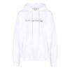 Off-White Herre SS22 Alfabetisk slagordtrykk Løs passform Hvit