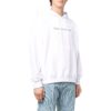 Off-White Herre SS22 Alfabetisk slagordtrykk Løs passform Hvit