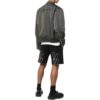 Off-White Herre SS22 Alfabetlogo-trykk Rette shorts Løs passform Svart