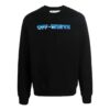 Off-White Herre SS22 Arrow Pattern Logo Rundhalset Svart