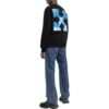 Off-White Herre SS22 Arrow Pattern Logo Rundhalset Svart