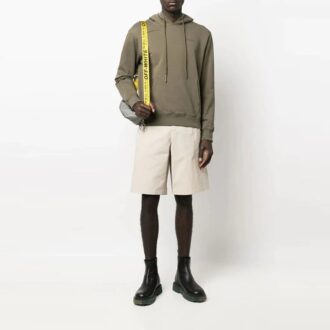 Off-White Herre SS22 Arrow Printing Bermuda-Shorts Beige