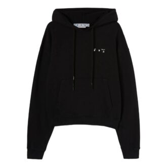 Off-White Herre SS22 Caravaggio-maleri-trykk, hette, lange ermer, svart