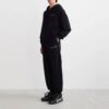 Off-White Herre SS22 Caravaggio-maleri-trykk, hette, lange ermer, svart