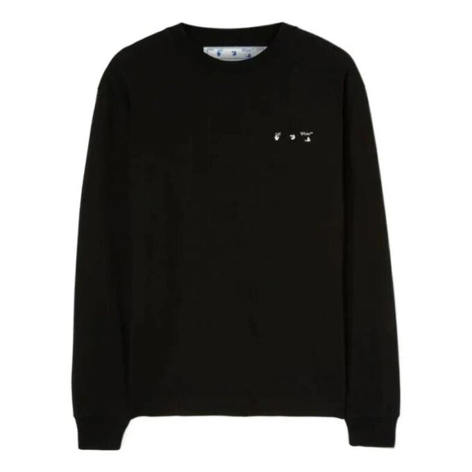 Off-White Herre SS22 Caravaggio Painting Rundhalset Svart