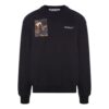 Off-White Herre SS22 Character Logo-trykk Rund hals Langermet Svart