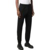 Off-White Herre SS22 Diagonale striper Bundle Feet Casual Sportsbukser/Joggebukser Versjon Svart