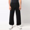 Off-White Herre SS22 Diagonale striper Bundle Feet Sportsbukser/Joggebukser Svart