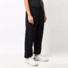 Off-White Herre SS22 Diagonale striper Bundle Feet Sportsbukser/Joggebukser Svart