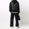 Off-White Herre SS22 Diagonale striper Bundle Feet Sportsbukser/Joggebukser Svart