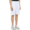 Off-White Herre SS22 Ensfargede shorts, hvit