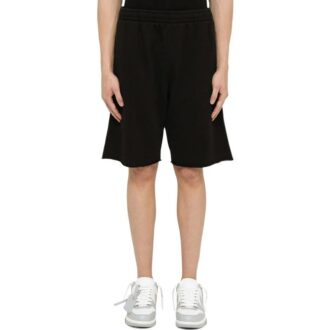 Off-White Herre SS22 Ensfargede shorts, svart