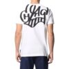 Off-White Herre SS22 Ensfarget Alfabet-trykk Rundhalset Shorts Versjon Hvit T-skjorte