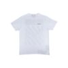 Off-White Herre SS22 Ensfarget bomull med sebraprint, shorts, hvit T-skjorte