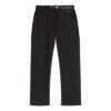 Off-White Herre SS22 Ensfarget Casual-bukser med rette ben, svart