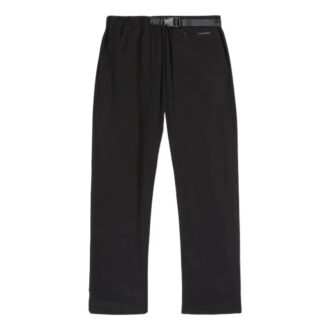 Off-White Herre SS22 Ensfarget Casual-bukser med rette ben, svart