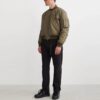 Off-White Herre SS22 Ensfarget Casual-bukser med rette ben, svart