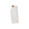 Off-White Herre SS22 Ensfarget Casual Denim Shorts med Høy Midje Hvit
