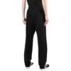 Off-White Herre SS22 Ensfarget elastisk linning, rette fritidsbukser/bukser, svart