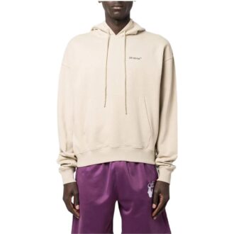 Off-White Herre SS22 Ensfarget Geometri Arrows Logo Trykk Beige Off-White Herre SS22 Ensfarget Geometri Arrows Logo Trykk Beige