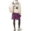 Off-White Herre SS22 Ensfarget Geometri Arrows Logo Trykk Beige