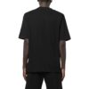Off-White Herre SS22 Ensfarget Logo-brodert kortærmet svart Short