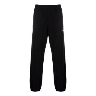 Off-White Herre SS22 Ensfarget Logo-trykk Casual Sportsbukser/Joggebukser Versjon Svart