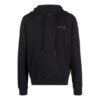 Off-White Herre SS22 Ensfarget Logo-trykk Hette Langermet Svart