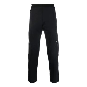 Off-White Herre SS22 Ensfarget Logo-trykk Rett Sportsbukser/Joggebukser Svart