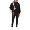 Off-White Herre SS22 Ensfarget Logo-trykk Rett Sportsbukser/Joggebukser Svart